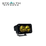 12v LED work Light, yellow, combo