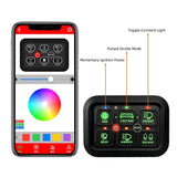 12V, 8 ways switch panel with Bluetooth ￼