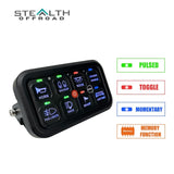 12V, 8 ways switch panel with Bluetooth ￼