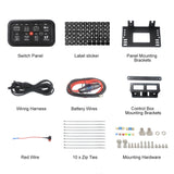 12V, 8 ways switch panel with Bluetooth ￼