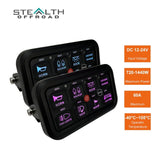 12V, 8 ways switch panel with Bluetooth ￼