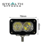 12V LED work light white combo