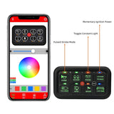 12V, 8 ways switch panel with Bluetooth ￼