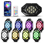 RGB+Pure white honeycomb led rock light