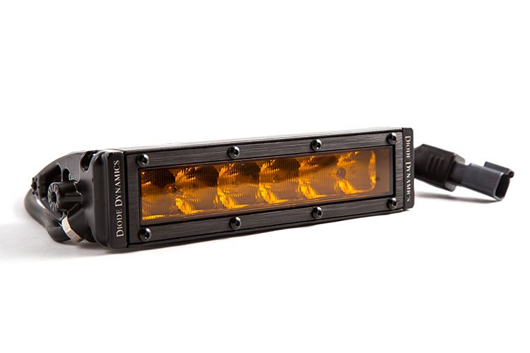 SS6 AMBER DRIVING LIGHT BAR(SINGLE)